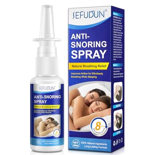 Image of Anti Snoring Spray 30ml, Snoring Spray, Snoring Aids for Men Women, Snoring Relief Improves Airflow for Effortlessly Breathing While Sleeping, 8 hrs Prolonged Action