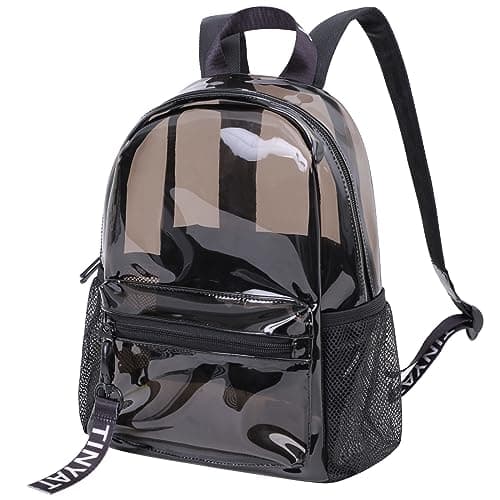 Image of TINYAT Clear Backpack Transparent Women Backpack Waterproof Super PVC Casual Rucksack Fashion Backpack Ladies Shopping Dating Pack, T9051