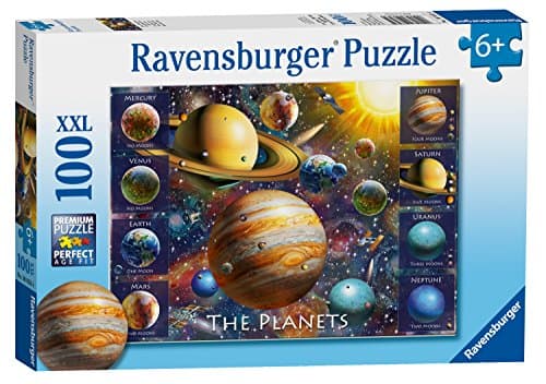 Image of Ravensburger The Planets 100 Piece Jigsaw Puzzle with Extra Large Pieces for Kids Age 6 Years and Up