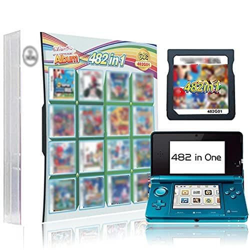 Image of 482 in 1 Game Cartridge - DS 3DS Game Pack Card Compilations, Super Combo Multicart for Nintendo DS, NDSi, 3DS, New 2DS XL