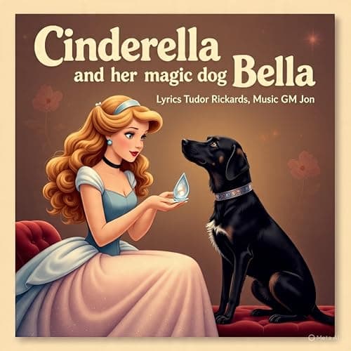 Image of Cinderella and her magic dog Bella