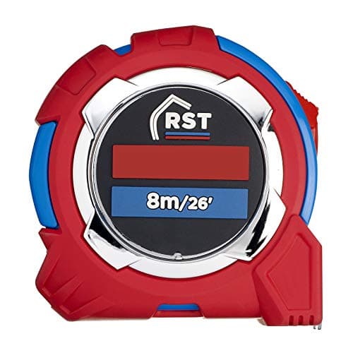 Image of RST Rstrj8 8M/26Ft Tape Measure, Red/Blue