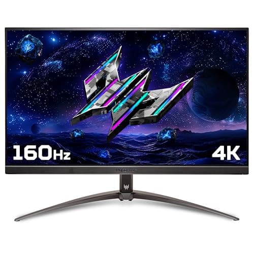 Image of acer Predator XB273KV3 27 inch 4K UHD (3840 x 2160) Gaming Monitor - 160Hz, 0.5ms, IPS Panel, FreeSync Premium, 95% DCI-P3, HDR400, Height Adjustable Stand, Speakers, DisplayPort, HDMI