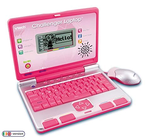 Image of VTech Challenger laptop, Pink, Ages 4 Years +