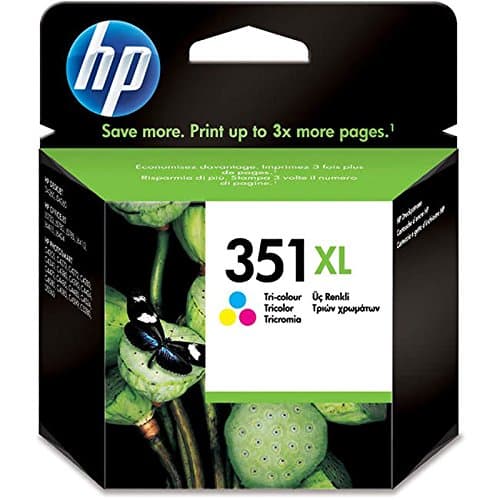 Image of HP CB338EE 351XL High Yield Original Ink Cartridge, Tri-Colour, Single Pack