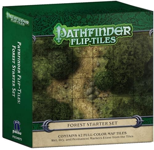 Image of Paizo Pathfinder Flip-Tiles: Forest Starter Set