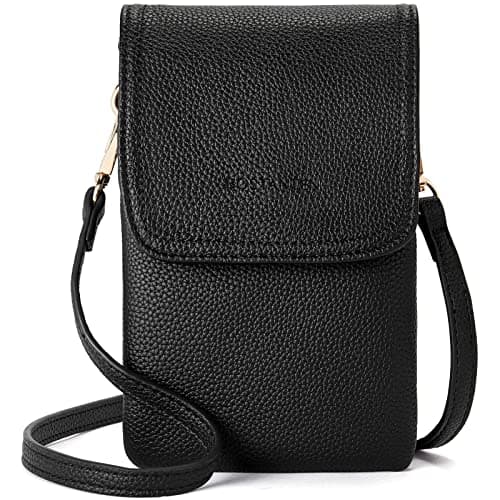 Image of BOSTANTEN Crossbody Bag For Women PU Leather Small Crossbody Purse Cell Phone Wallet Purses Should Bag