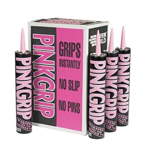Image of Everbuild Pinkgrip Building Adhesive 350ml - 12 Tubes Pink Grip by Everbuild