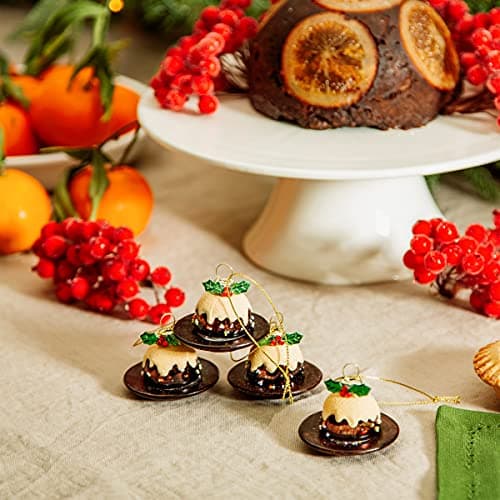 Image of Sass & Belle Christmas Pudding Bauble - Set of 4