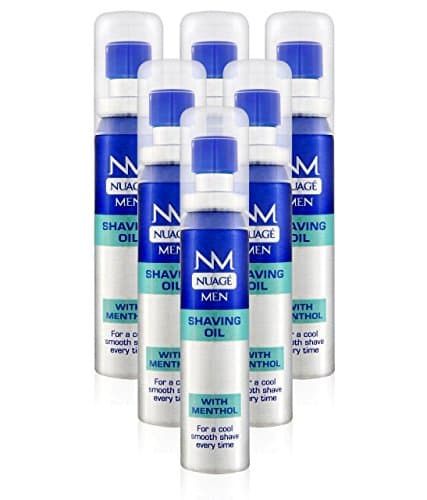 Image of Nuage MEN Shaving Oil Menthol Pre Shave with Pump 20ml (6 Pack)