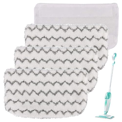 Image of 4Pcs Steam Mop Pads for Shark Steam Mop, Mop Replacement Pads for Shark Steam Mop, Reusable Mop Pads, Replacement Pads for Steamer Pads S1000UK S2001UK S1000 S1000A S1000C S1000WM S1001C