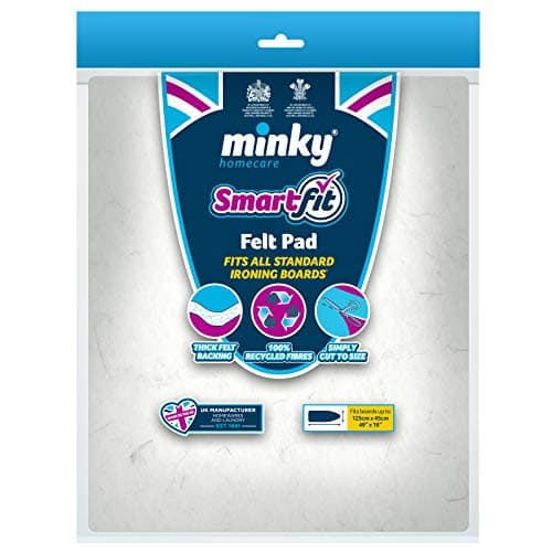 Image of Minky PP7300E119 Smartfit Felt Pad, White, 125 x 45 cm