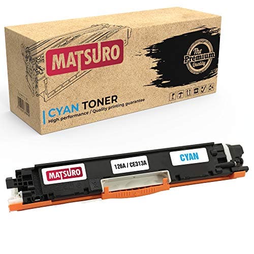 Image of Matsuro Original | Compatible Toner cartridge Replacement for HP 126A CE310A CE311A CE312A CE313A (1 CYAN)