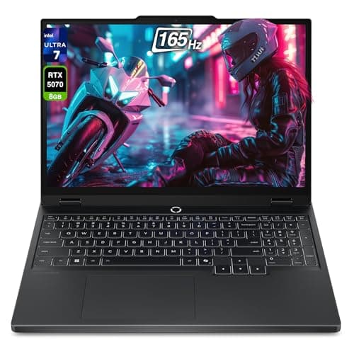 Image of Lenovo Legion 5i Gen 10 Gaming Laptop, Intel Ultra 7-255HX, 32 GB DDR5 RAM, 1 TB PCIe SSD, 15.1" WQXGA (2560x1600) Display, Nvidia G-Force RTX 5070, 24-Zone RGB Keyboard, W11 Home, Eclipse Black