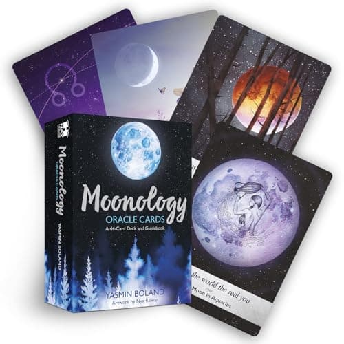 Image of Moonology Oracle Cards: A 44-Card Moon Astrology Oracle Deck and Guidebook