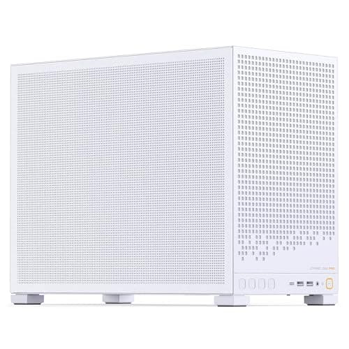 Image of Jonsbo D32 PRO Mesh PC Case White - Compact mATX Case with Back Connect Support, Dust Filters & High-End Cooling