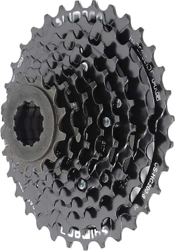Image of FAMEX RIDE FR-HG200-8 Bike Cassette, 8-Speed, Steel, Black