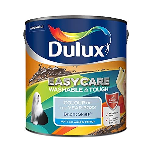Image of Dulux Easycare Washable & Tough Matt Emulsion Paint - Bright Skies - 2.5 Litre, 5599870