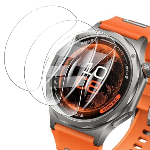 Image of KUSINHOKA 3 Pack Screen Protector for OPPO Watch X3/Oneplus Watch 4,HD Clear Scratch Resistant Bubble Free Easy Installation,Ultra Thin Soft TPU Full Coverage Flexible Selfhealing Display Film