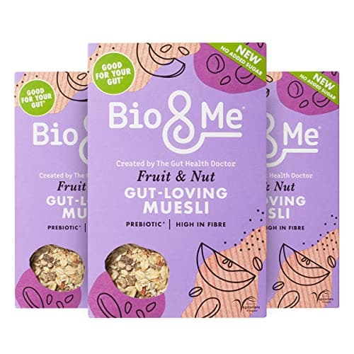 Image of Bio&Me: Fruit & Nut Muesli 3-Pack (3 x 450g) / Vegan, No added sugar, Gut loving