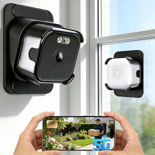Image of Aqash 3MP 2K Window Security Camera | ChroMax AI Motion Detection Color Night Vision for Looking Outside, 2.4GHz &5GHz WiFi Two-Way Audio Wired Safeview Window Camera for Home Security