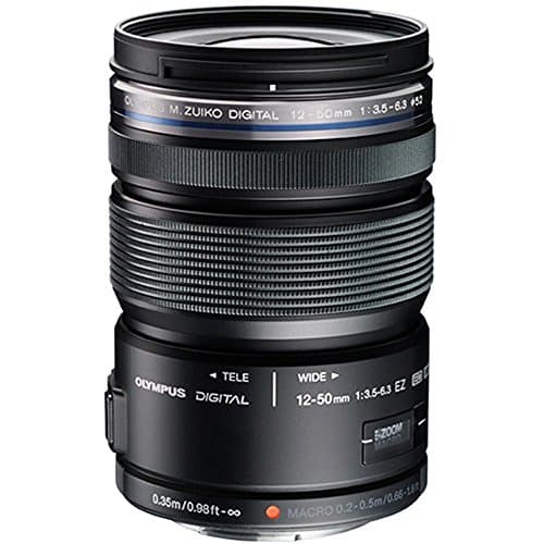 Image of OM SYSTEM OLYMPUS M.Zuiko Digital ED 12-50mm F3.5-6.3 EZ Lens, for Micro Four Thirds Cameras (Black)