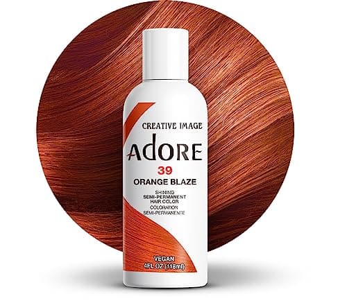 Image of Adore Shining Semi Permanent Hair Colour, 39 Orange Blaze