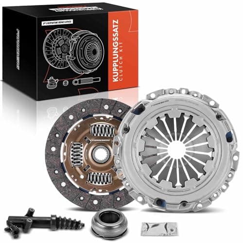 Image of Frankberg Clutch Kit with Release bearing and Clutch slave cylinder 26 teeth Compatible with C3 II SC 1.0L-1.4L 2009-2016 207 SW WK 1.4L 2007-2010 DS3 SA 1.2L 1.4L 2010-2015 Replace# 620326822