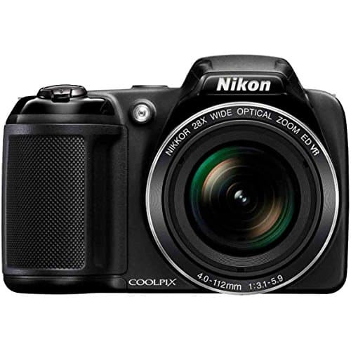 Image of Nikon Coolpix L340 Bridge Camera - Black (20 MP, 28x Optical Zoom) 3-Inch LCD