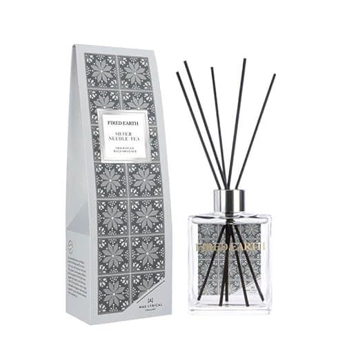 Image of Fired Earth by Wax Lyrical Reed Diffuser 180ml Silver Needle Tea