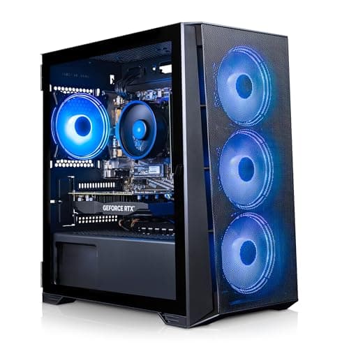 Image of ADMI Gaming PC, AMD Ryzen 5 5500, NVIDIA RTX 3050 6GB GDDR6, 16GB DDR4, 1TB NVMe, X= Airflow RGB (Black), WiFi, Windows 11