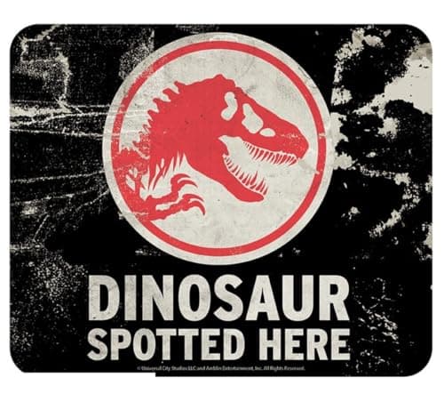 Image of ABYstyle Jurassic World Caution Dinosaur Flexible Mouse Mat