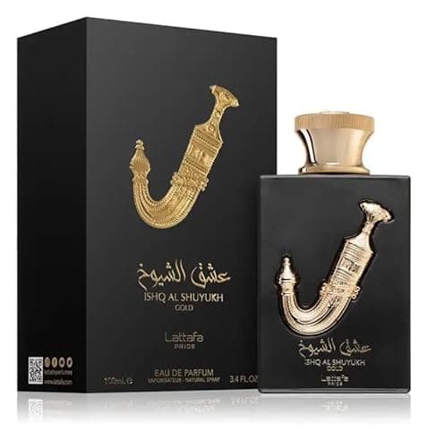 Image of ISHQ AL SHUYUKH Gold EDP Perfume Natural Spray Fragrance Unisex 100ml