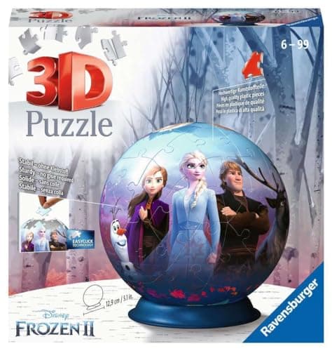 Image of Ravensburger Disney Frozen 2-3D Jigsaw Puzzle for Kids Age 6 Years Up - 72 Pieces - No Glue Required
