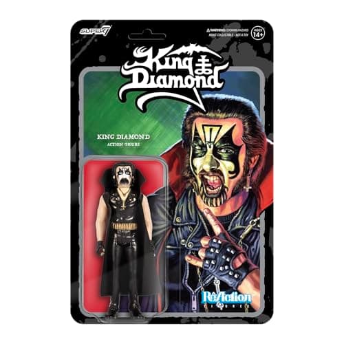 Image of SUPER7 King Diamond Reaction Figures - King Diamond Action Figure