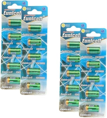 Image of Pack of 5-4LR44/4AG13 Eunicell 6V Alkaline Batteries - Suitable for use in LED lights, Digital Voice Recorders, Toys, Blood Glucose, Cholesterol Testing, Meters, Toys
