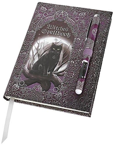 Image of Nemesis Now Witches Spell Book with Pen Journal 18cm Purple