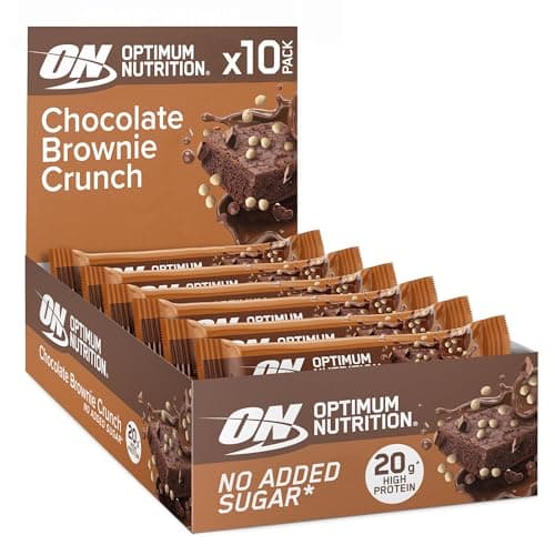 Image of Optimum Nutrition Chocolate Brownie Crunch Protein Bar, 10 x 65 g