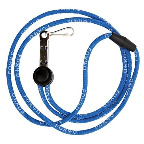 Image of Fox 40 Breakaway Sports Safety Whistle Lanyard, Blue - 100-0501