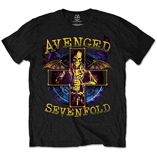 Image of Avenged Sevenfold Men's Stellar Short Sleeve T-Shirt, Black, Medium