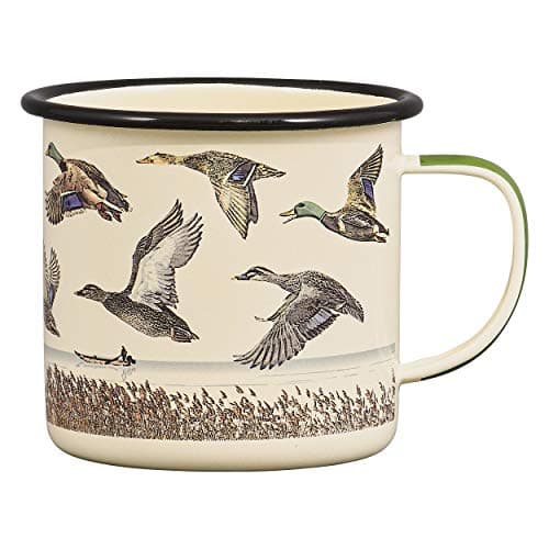 Image of Gentlemen's Hardware Camping and Outdoor Enamel Coffee Mug, Ducks, 500 ml