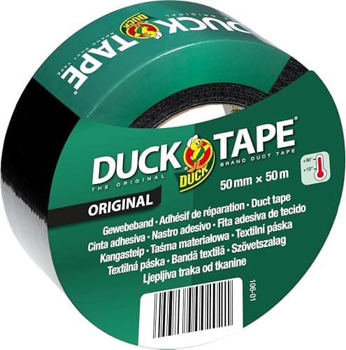 Image of Duck Original Cloth Tape 50mm x 50m Black