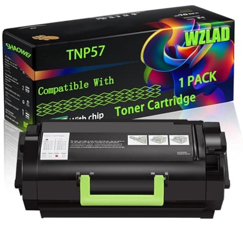 Image of WZLAD TNP57 Compatible for Konica Minolta Toner Cartridge with Chip Bizhub 4402P Printers, High Yield Value Pack Black Consumables Multi-Pack Remanufactured Compatible (1 Pack Black)