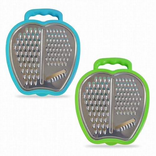 Image of G4GADGET Vegetable Grater with Container - Multifunctional Stainless Steel Kitchen Slicer, Shredder, and Grater Set for Fruits and Vegetables