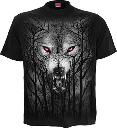 Image of Spiral - Forest Wolf - T-Shirt Black - M