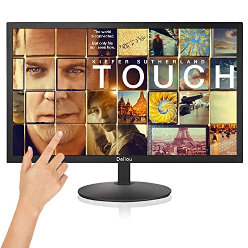 Image of Eoulyee 22 inch Touch Screen Monitoring Surveillance LCD Display Security Camera Monitor CCTV Screen Multifunctional Interface HDMI, AV, BNC, VGA, USB, PC Input Computer Monitors 1920x1080 Full HD