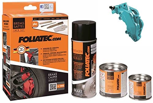 Image of FOLIATEC BRAKE Caliper Paint Lacquer, Turquoise 3 component Set