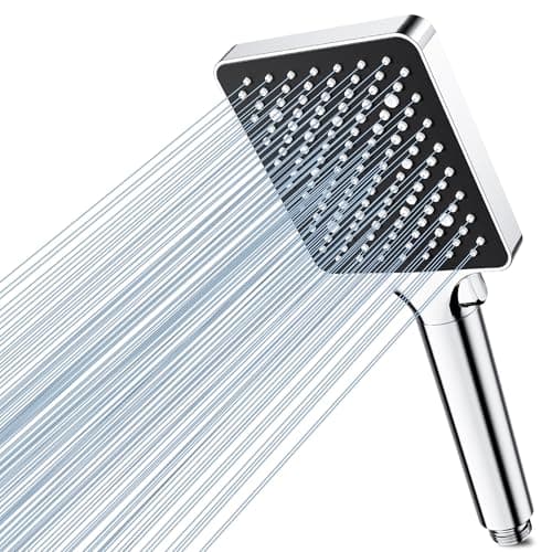 Image of Magichome High Pressure Shower Head with 6 Spray Modes, Power Handheld Shower Head for Low Water Pressure, Easy Installation & Chrome Finish