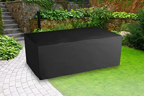 Image of Bosmere Protector 5000 | Rectangular Table Cover | L 170cm W 94cm H 71cm | 100% Waterproof, UV Protected, Heavy Duty 600D | 5 Year Guarantee | MB555