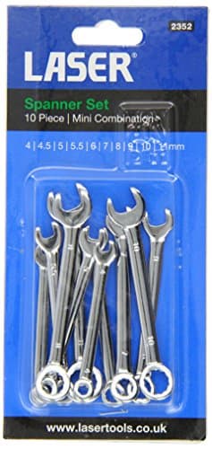 Image of Laser 2352 Mini Combination Spanner Set 10pc